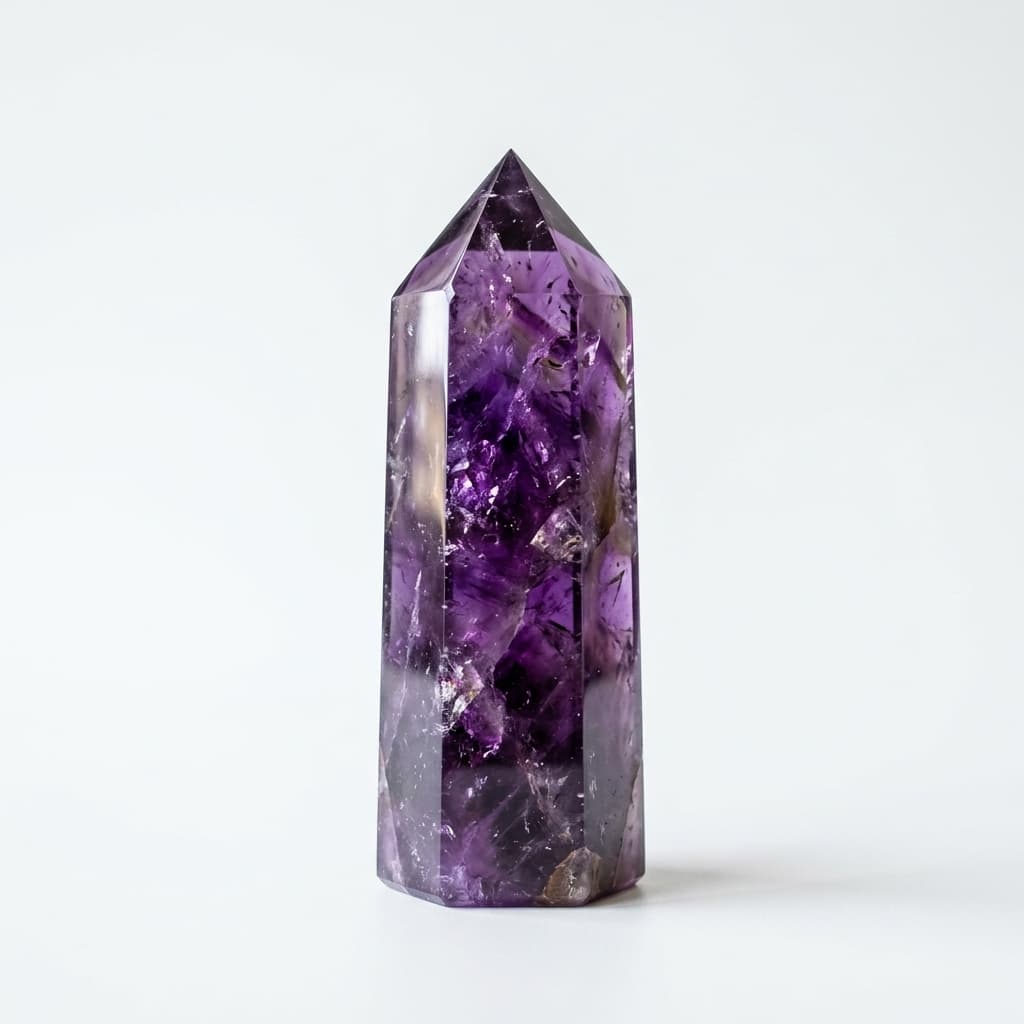 Amethyst Crystal Tower for Healing